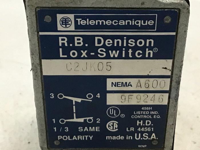 Used TELEMECANIQUE Lox-Switch C2JK05 #121805