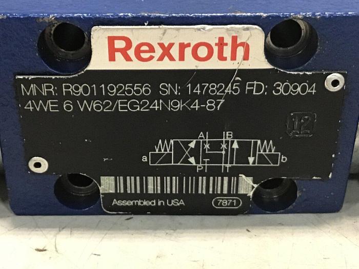 Used REXROTH Valve 4WE6W62/EG24N9K4-87 #137419