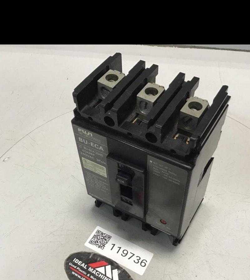 Used FUJI ELECTRIC Circuit Breaker BU-ECA3040 USED 