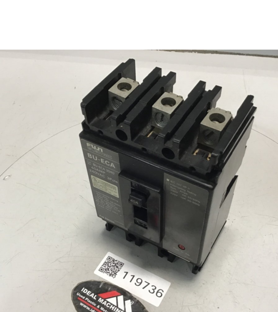 Used FUJI ELECTRIC Circuit Breaker BU-ECA3040 USED 