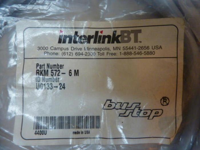 INTERLINK BT Cordset Cable RKM 572-6M #32607