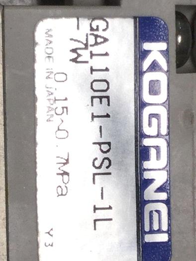 Used KOGANEI Solenoid Valve GA110E1-PSL-1L-7W #104850