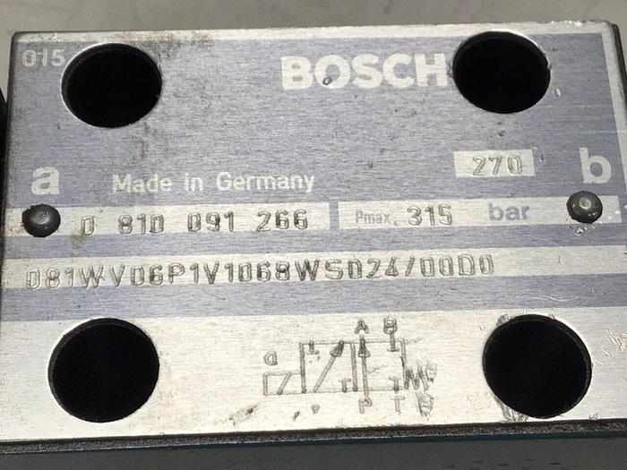 Used BOSCH Valve 0 810 091 266 #120511
