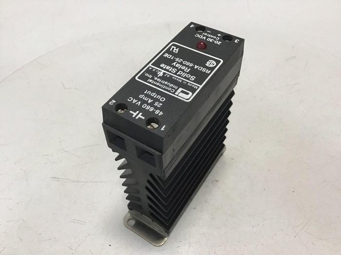 Used CONTINENTAL INDUSTRIES Solid State Relay RSDA-660-25-1DE #134780