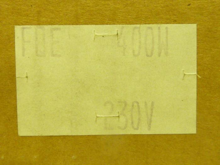 GENERIC Radiant Heater FQE/400 #43038