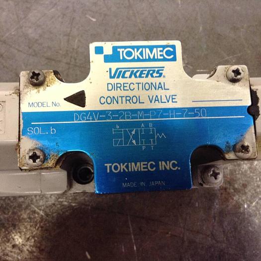 Used VICKERS Tokimec Directional Control Valve DG4V32BMP7H750 #91789
