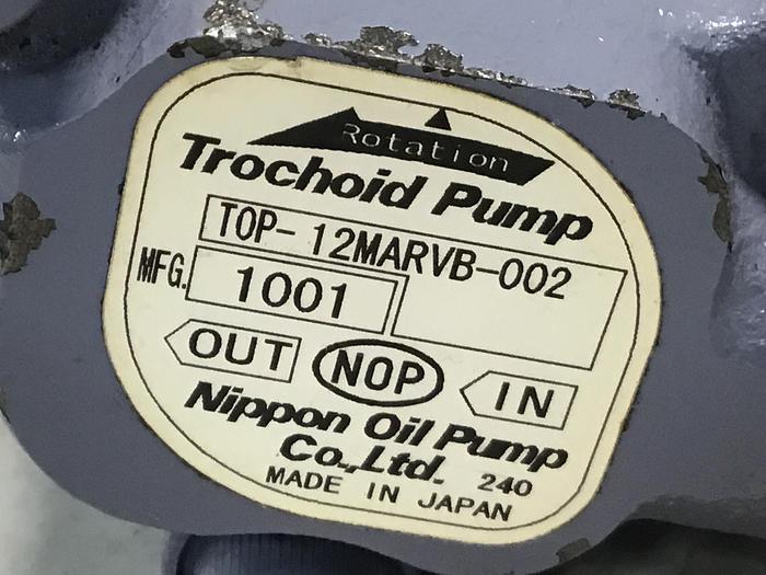 Used NIPPON Oil Pump TOP-12MARVB-002 Used #133629