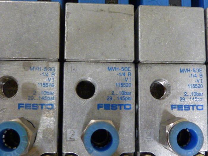 Used FESTO Control Block / Valve Terminal TN 18 859 #52757