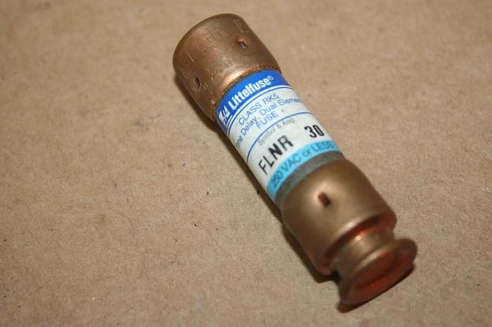 Used LITTELFUSE 30 Amp Fuse FLNR-30 #19082