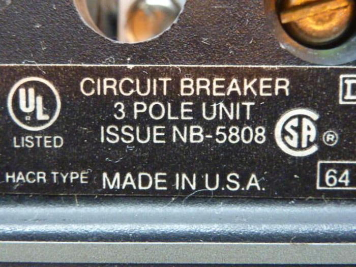 Used SQUARE D 20 Amp Circuit Breaker FAL360201212 USED