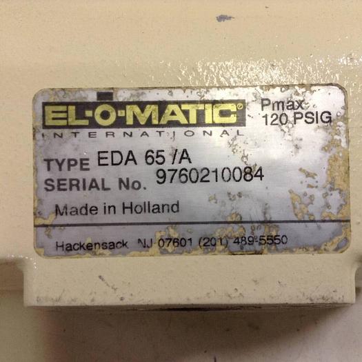 Used EL O MATIC Actuator EDA 65-A #88047