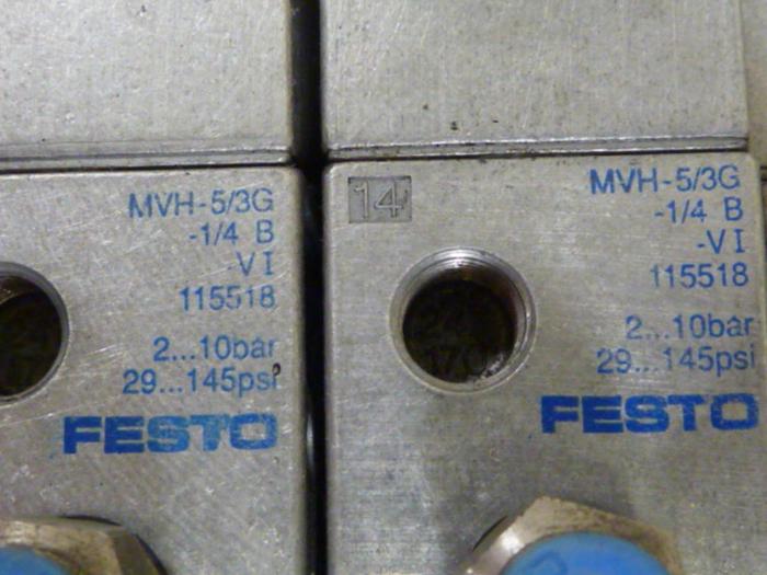 Used FESTO Control Block / Valve Terminal IFB8-02 #52841