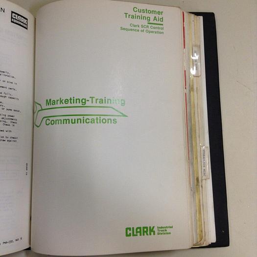 Used CLARK EQUIPMENT Various Manuals SCR MANUALS #71087