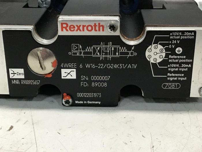 Used REXROTH Proportional Valve 4WREE 6 W16-22/G24K31/A1V Used