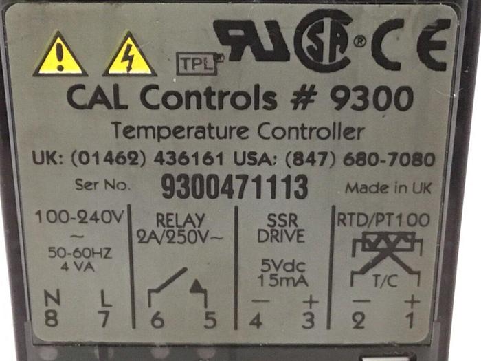 Used CAL CONTROLS Temperature Control 93000000E #121141