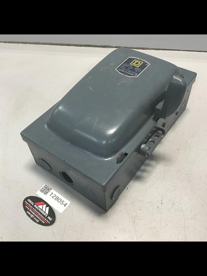 Used SQUARE D 30 Amp Safety Switch Ser A1 A85341 USED