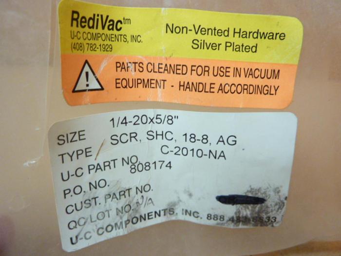 U-C COMPONENTS Socket Head Cap Screw C-2010-NA #41278