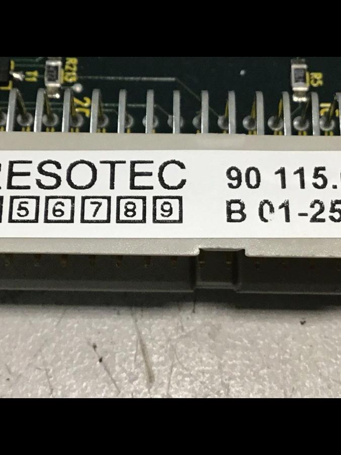 Used RESOTEC Circuit Board Card 90115.02 Used