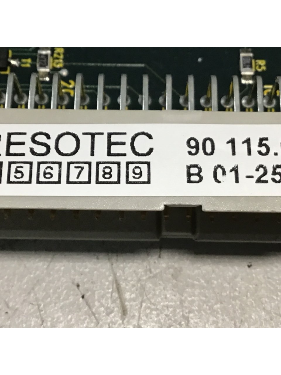 Used RESOTEC Circuit Board Card 90115.02 Used