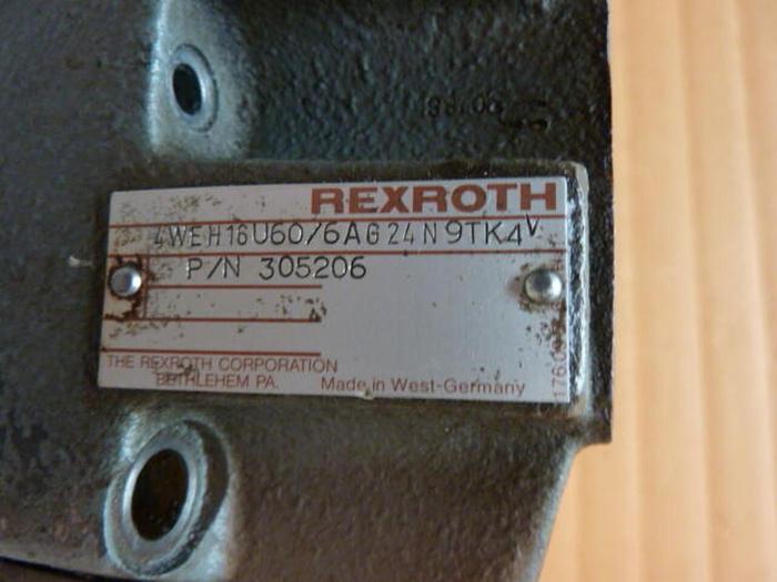 Used REXROTH Valve 4WEH16U606AG24N9TK4V #29424