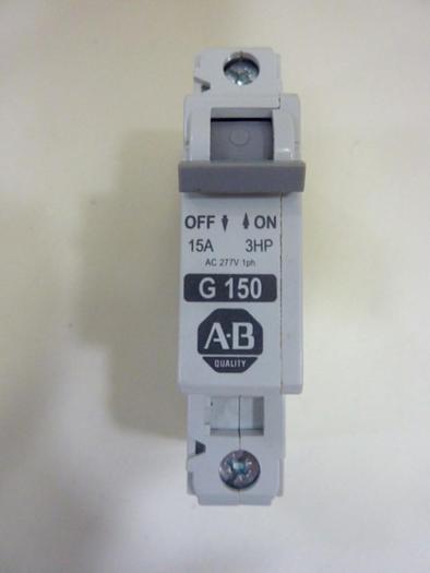 Used ALLEN BRADLEY 15 Amp Circuit Breaker 1492-CB1/G150 SER C #75149