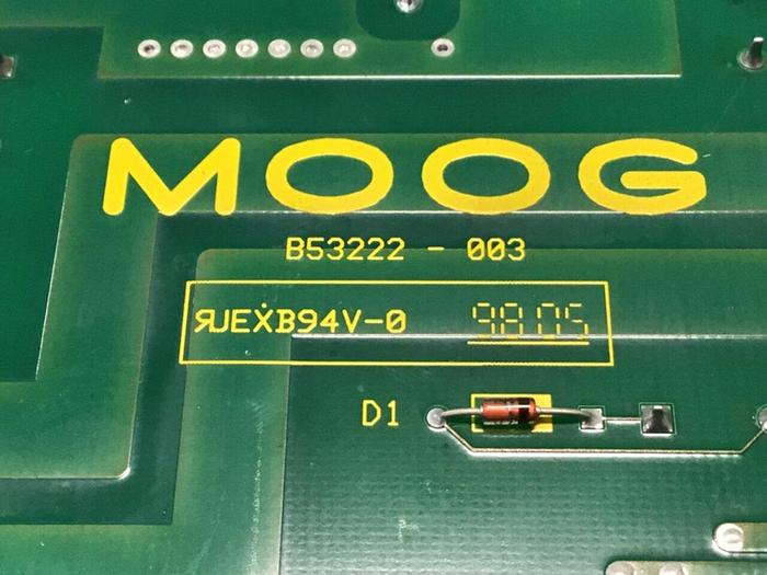 Used MOOG Circuit Board B53222-003 #128791