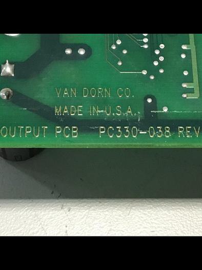 Used VAN DORN Pathfinder DC Output Board PC330-038 330038 USED