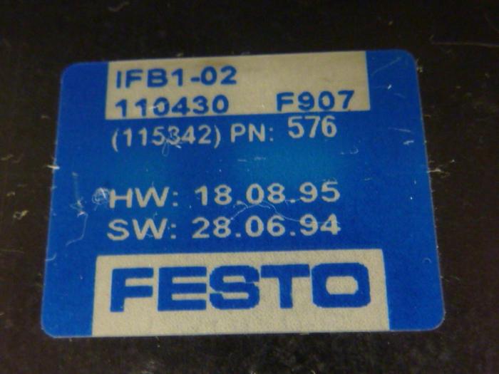 Used FESTO Control Block IFB1-02 #52772