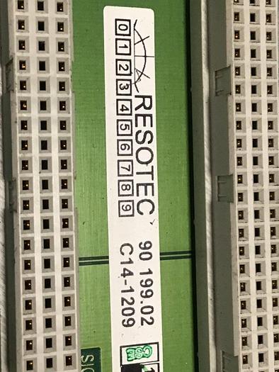 Used RESOTEC Backplane Board 90199.02 #139566