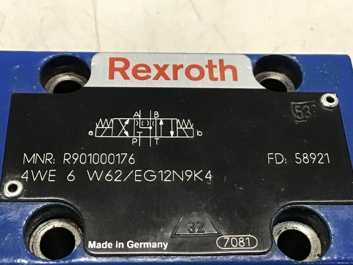 Used REXROTH Directional Valve 4WE6W62EG12N9K4 #122800