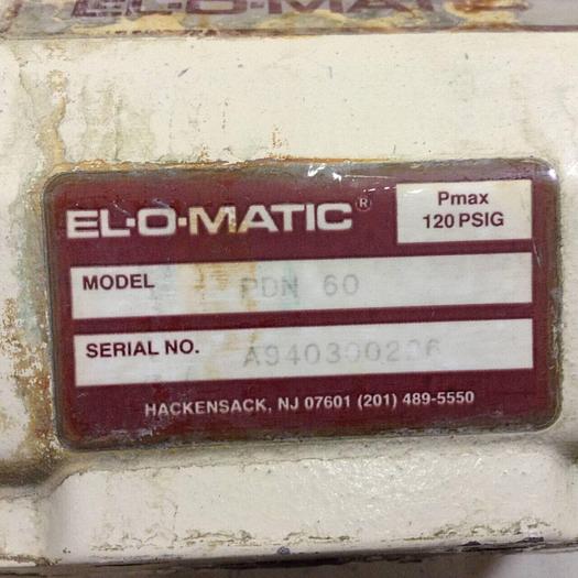Used EL O MATIC Actuator PDN 60 #88068