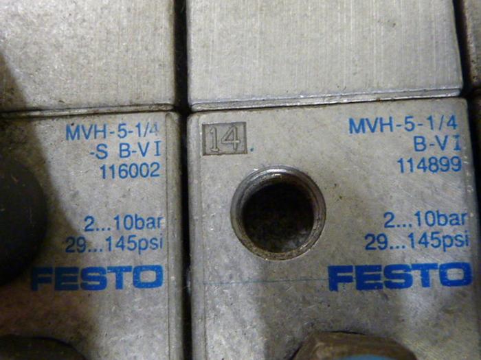 Used FESTO Control Block / Valve Terminal IFB8-02 #52844