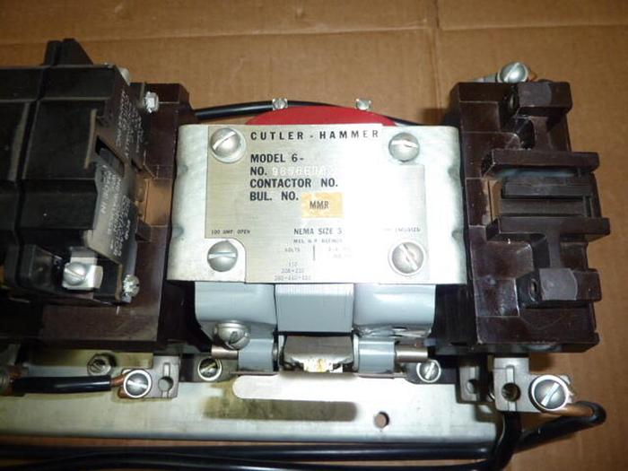 Used CUTLER HAMMER Contactor 9656ED62 #27094