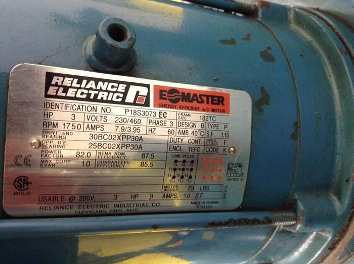 Used MICHIGAN FLUID POWER Hydraulic Power Pack RM-08-22 Used