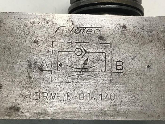Used FLUTEC Flow Control Valve DRV16-01.1/0 #117222