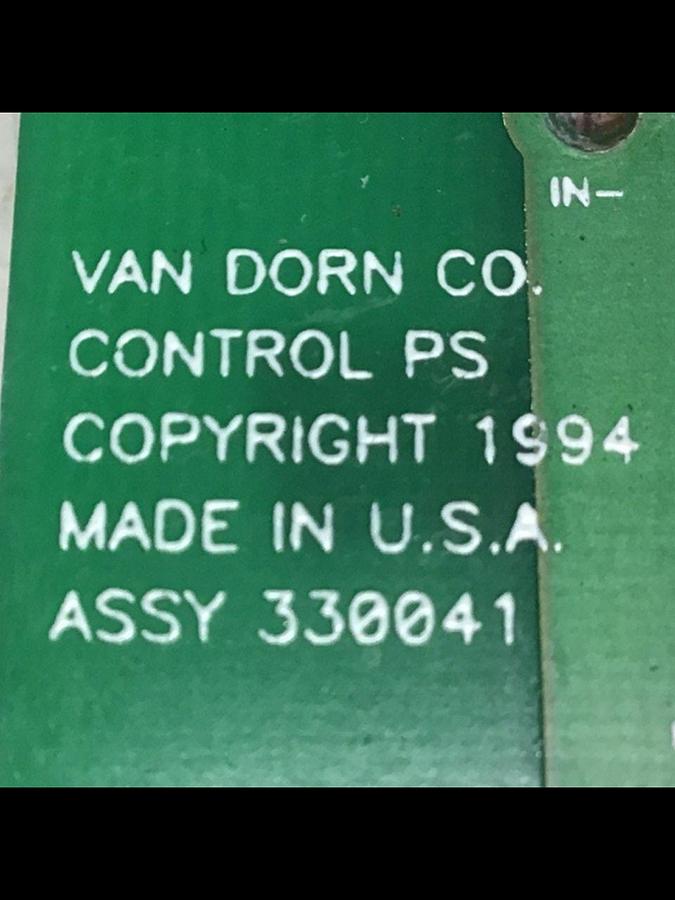 Used VAN DORN Circuit Board 330041 PC330-041 Used