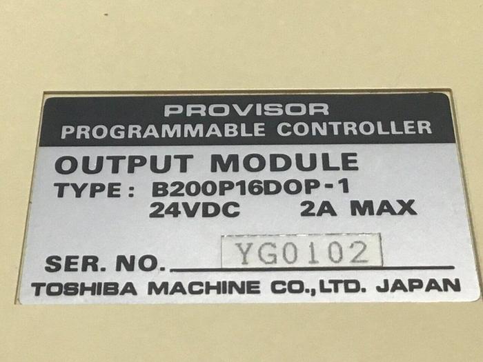 Used TOSHIBA Output Module B200P16DOP-1 #120062