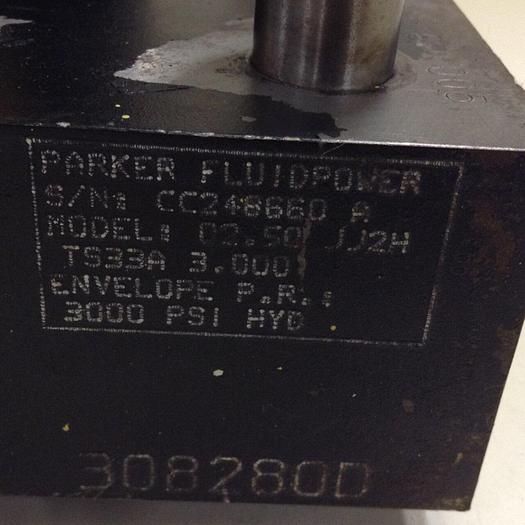 Used PARKER Hydraulic Cylinder 02.50 JJ2H #72476