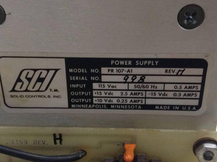 Used SCI Electronic Control Rack PS3232-HI #86819