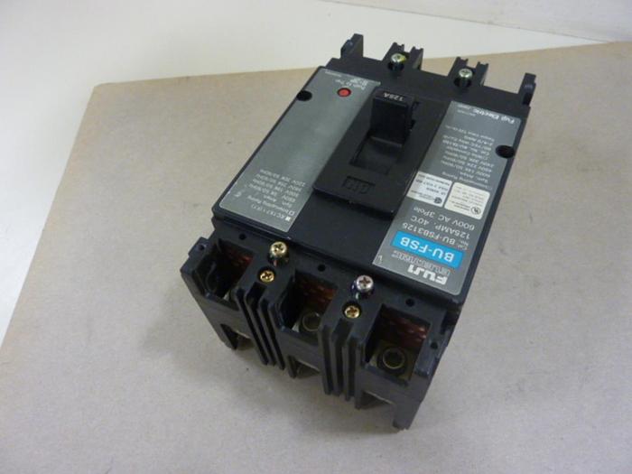 Used FUJI ELECTRIC 125 Amp Circuit Breaker BU-FSB3125 #48965