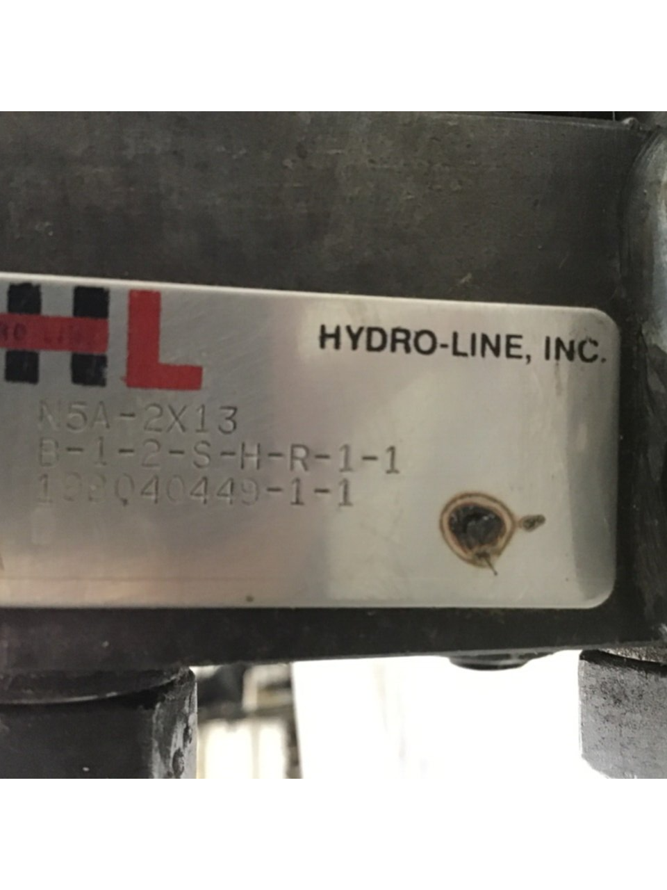 Used HYDRO LINE Cylinder N5A-2X13 B-1-2-S-H-R-1-1 USED