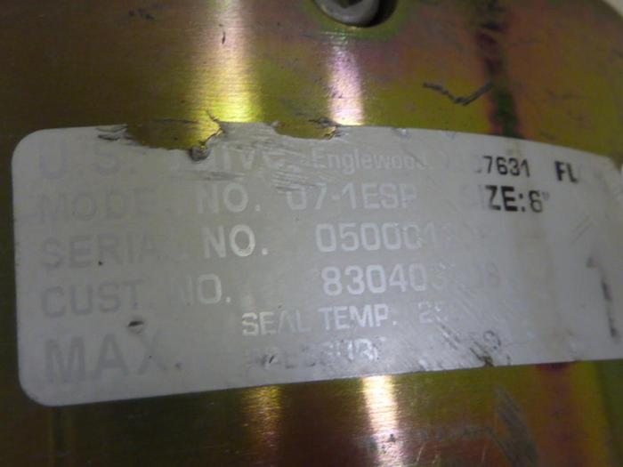 Used US VALVE Wafer Check Valve 07-1ESP #57914