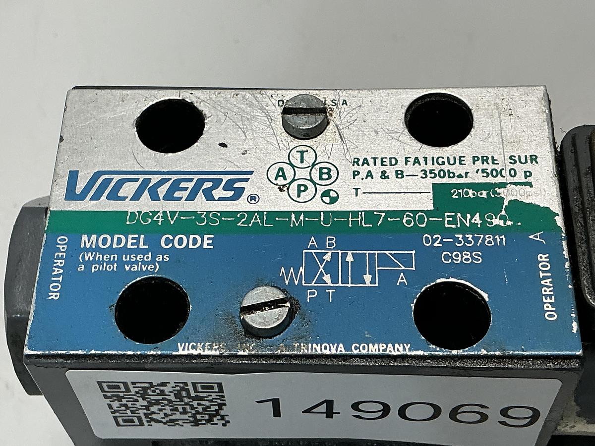 Used VICKERS DG4V-3S-2AL-M-U-HL7-60-EN490