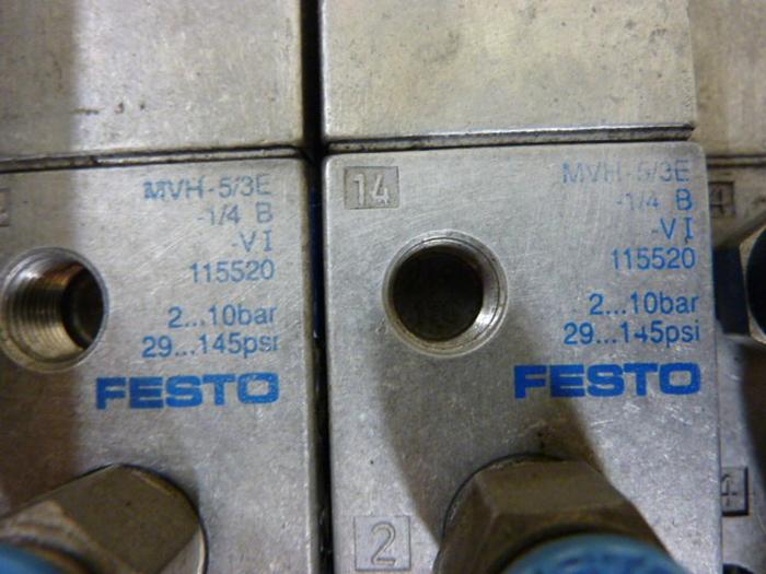 Used FESTO Control Block / Valve Terminal IFB8-02 #52688