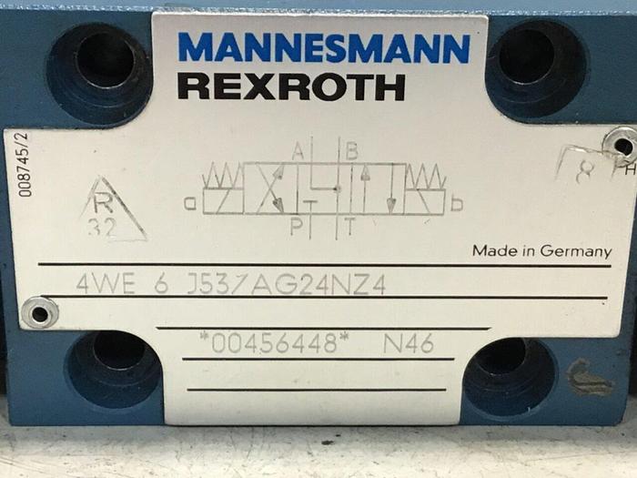 Used REXROTH Directional Control Valve 4WE6J53/AG24NZ4 #125998