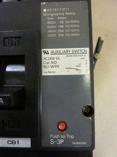 Used FUJI ELECTRIC 15 Amp Circuit Breaker BU-ESB3015 #61178