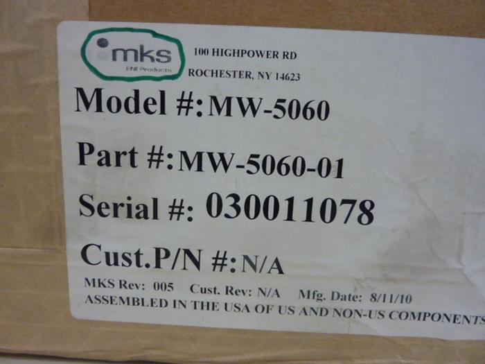 MKS INSTRUMENTS Network Controller MW-5060 #49209