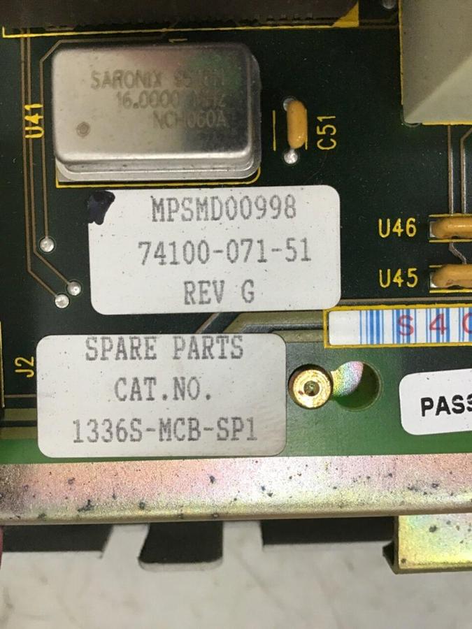 Used ALLEN BRADLEY Drive 1336S-B015-AN-EN SER C #141723