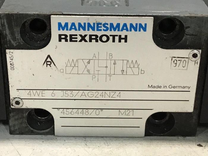 Used REXROTH Directional Control Valve 4WE6J53/AG24NZ4 #126000