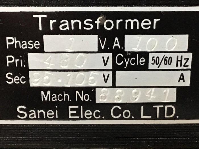 Used SANEI 100 VA Transformer 88941 #118892